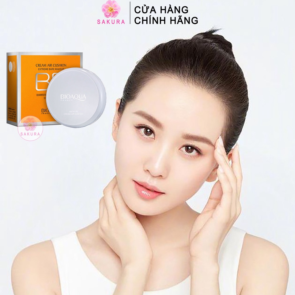 Phấn nước BIOAQUA BB Cream Air Cushion trang điểm nhẹ nhàng SAKURA 15g