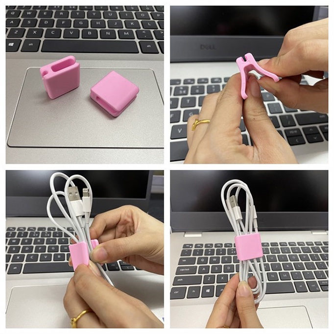 1 Dụng Cụ Kẹp Dây Cáp Sạc USB Mini Đa Năng Mới Cho Văn Phòng/Nhà Ở/Xe Hơi