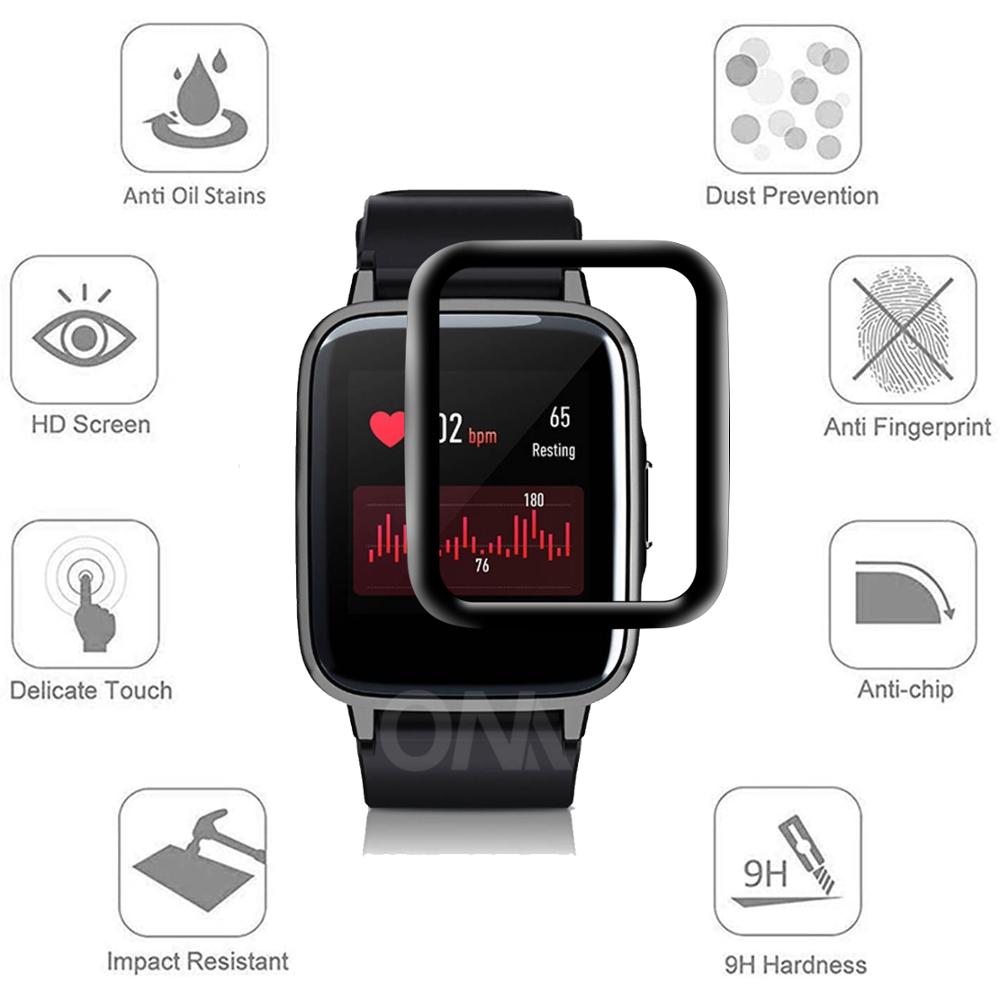 Haylou LS02 LS01 20D Curved Edge Full Coverage Soft Protective Film Cover Smart Watch 2 Screen Protector