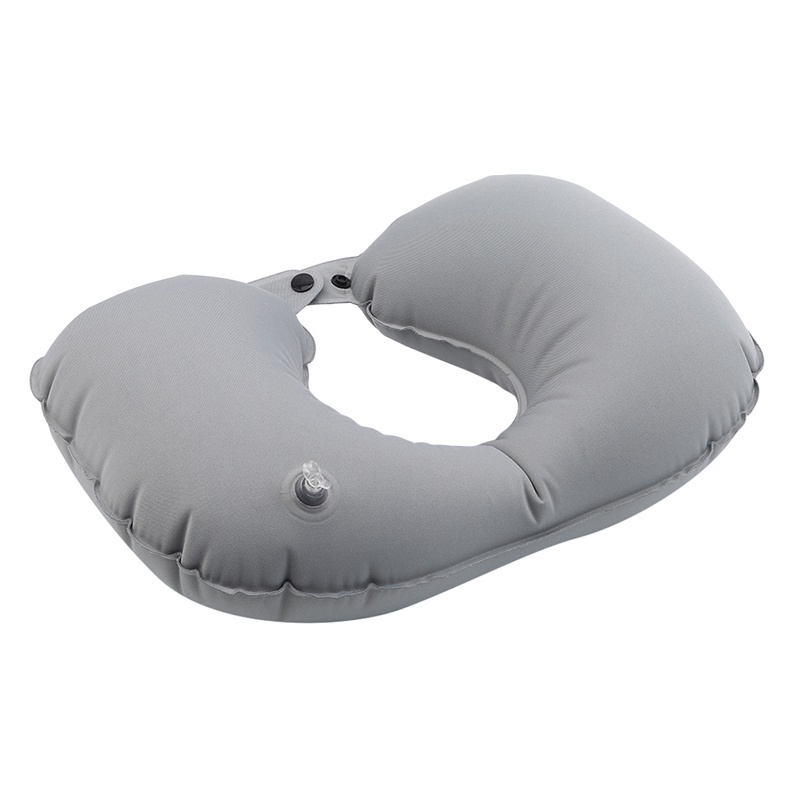 Portable Inflatable U Shaped Travel Pillow Functional Neck Car Head Rest Air Cushion for Travel Office Nap Head Rest Air Cushion Neck Pillow