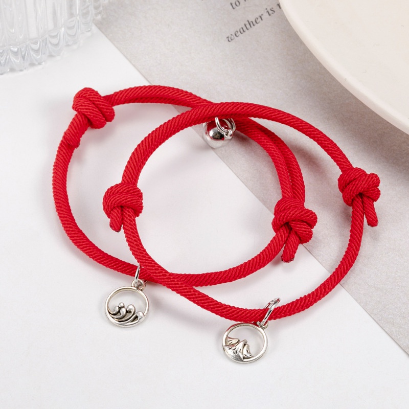 Vòng Tay Dây Bện Khóa Nam Châm Điều Chỉnh Được Sáng Tạo Cho Nam Và Nữ JP5