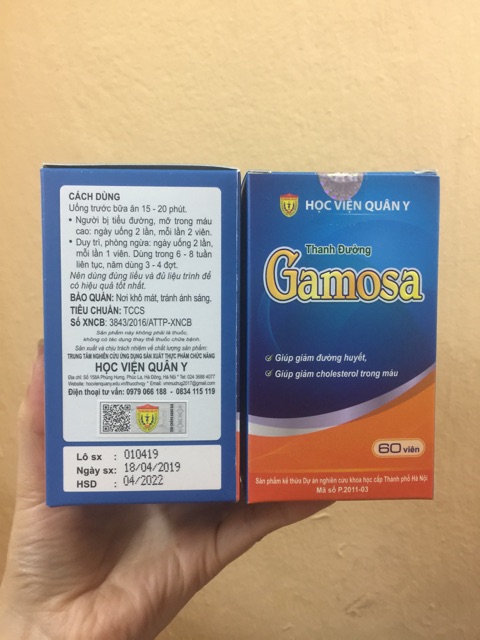 Thanh đường Gamosa của Học viện Quân Y hỗ trợ điều trị bệnh tiểu đường hiệu quả và an toàn