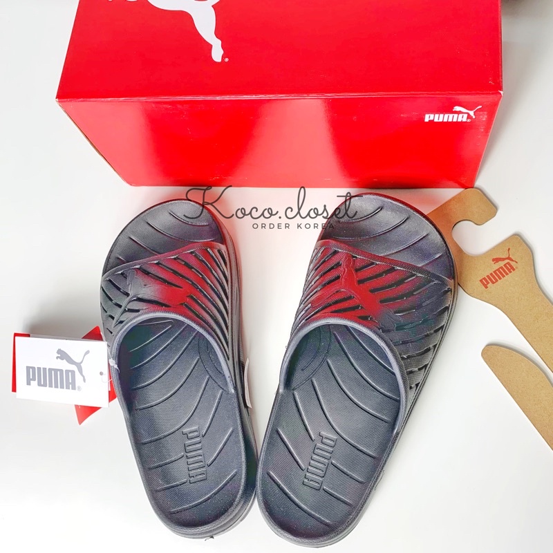 Dép Puma Jetcat Unisex JETCAT Slide Black  Màu Đen Chính Hãng