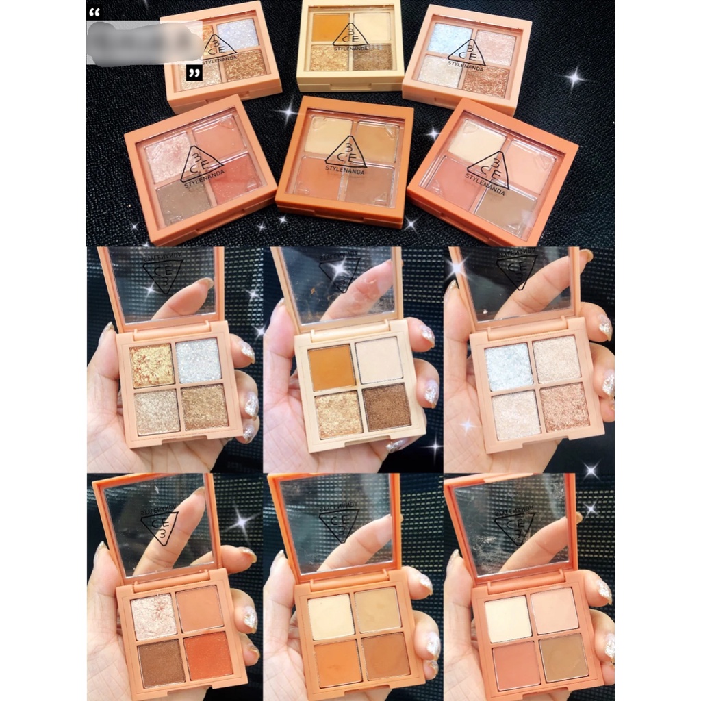 Bảng Màu Mắt 4 Ô 3CE Mini Multi Eye Color Palette 3.2g