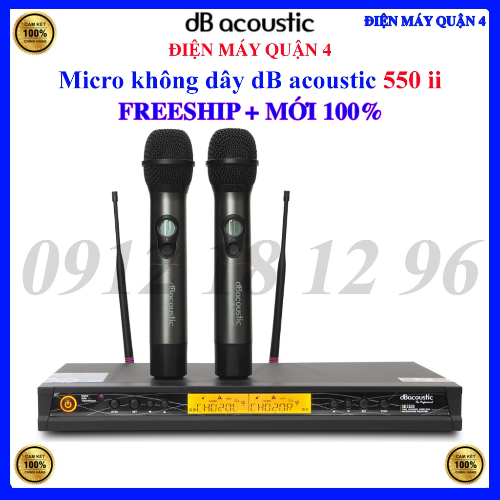 Micro dB acoustic DB 550II, Micro dB acoustic DB550II / dBacoustic DB550II / dBacoustic DB 550II -Hàng Chính Hãng
