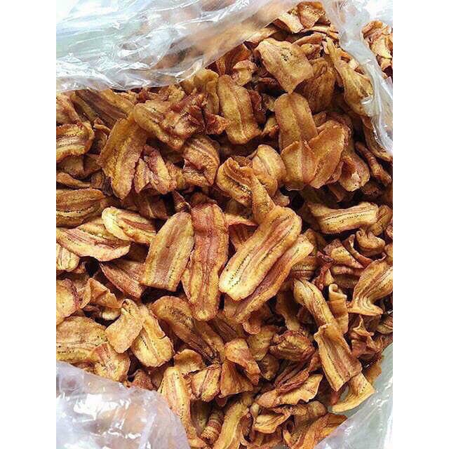 1 Kg Chuối sấy Gia Lai không đường ngon, giòn rụm