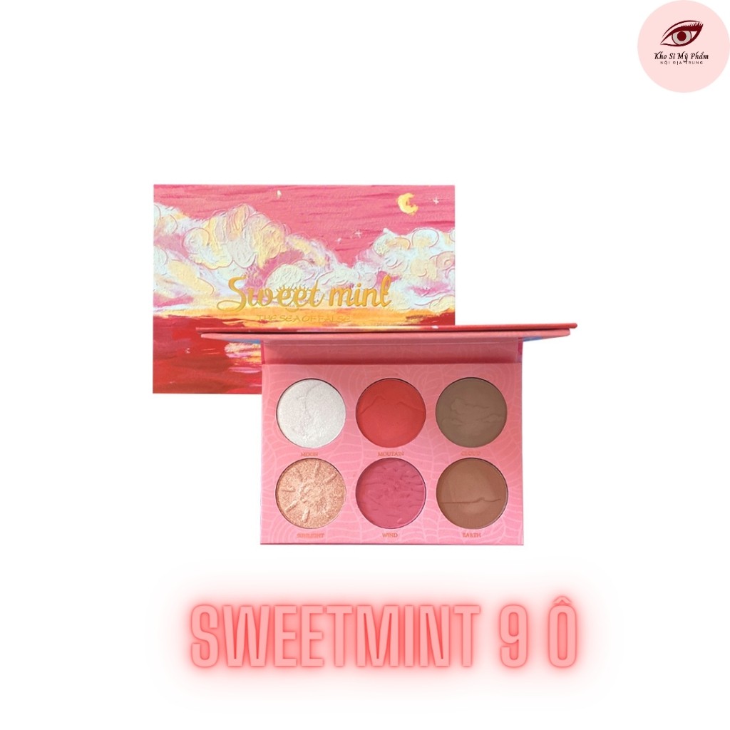 Bảng Phấn Sweet Mint Hồng Siêu Tiện Dụng Kết Hợp Phấn Mắt + Phấn Má + Tạo Khối | BigBuy360 - bigbuy360.vn
