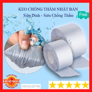 Băng Keo Đa Năng- Băng Keo Chống Thấm- Loại Khổ Lớn, Siêu Dính Trên Tất Cả Các Loại Bề Mặt Cuộn Dài 5m HÀNG CHÍNH HÃNG