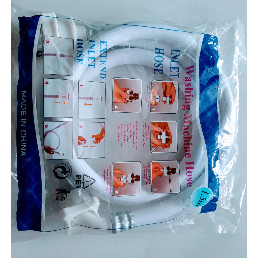 Dây Cấp Nước Máy Giặt Vặn Ốc 4 Hướng Chất Lượng Cao