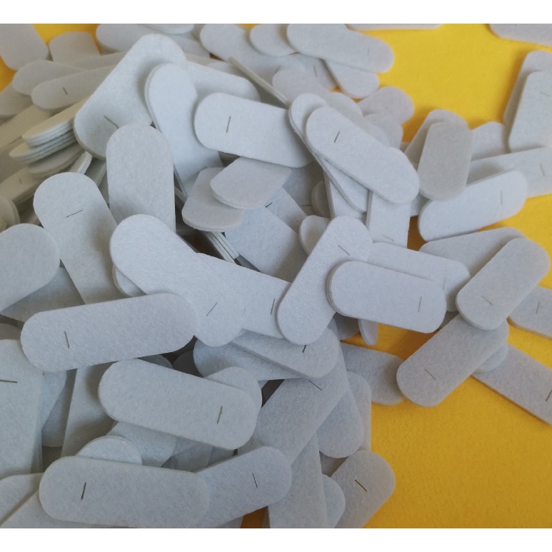 50 MIẾNG PHÔI KẸP (VẢI NỈ) 5CM-6CM / PHỤ KIỆN DIY - KẸP TÓC