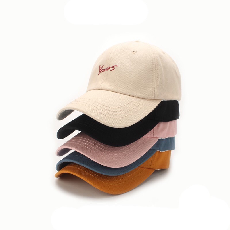 Nón lưỡi trai cotton phong cách Hàn Quốc 2021 thời trang nam nữ năng động thời trang UNIBAG