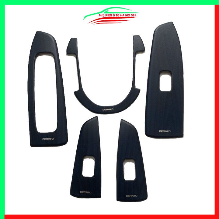 Ốp nội thất cho xe ô tô Cerato 2019 2020 Nhựa ABS vân đá bảo vệ chống trầy xước và làm đẹp xe