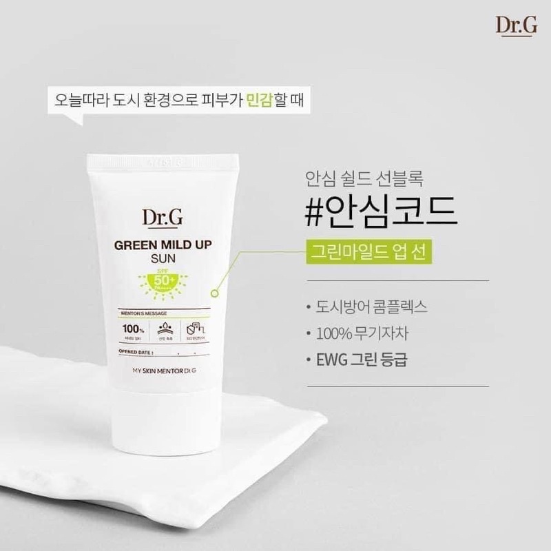 Kem Chống Nắng Dr.G Xanh/Cam 50ml