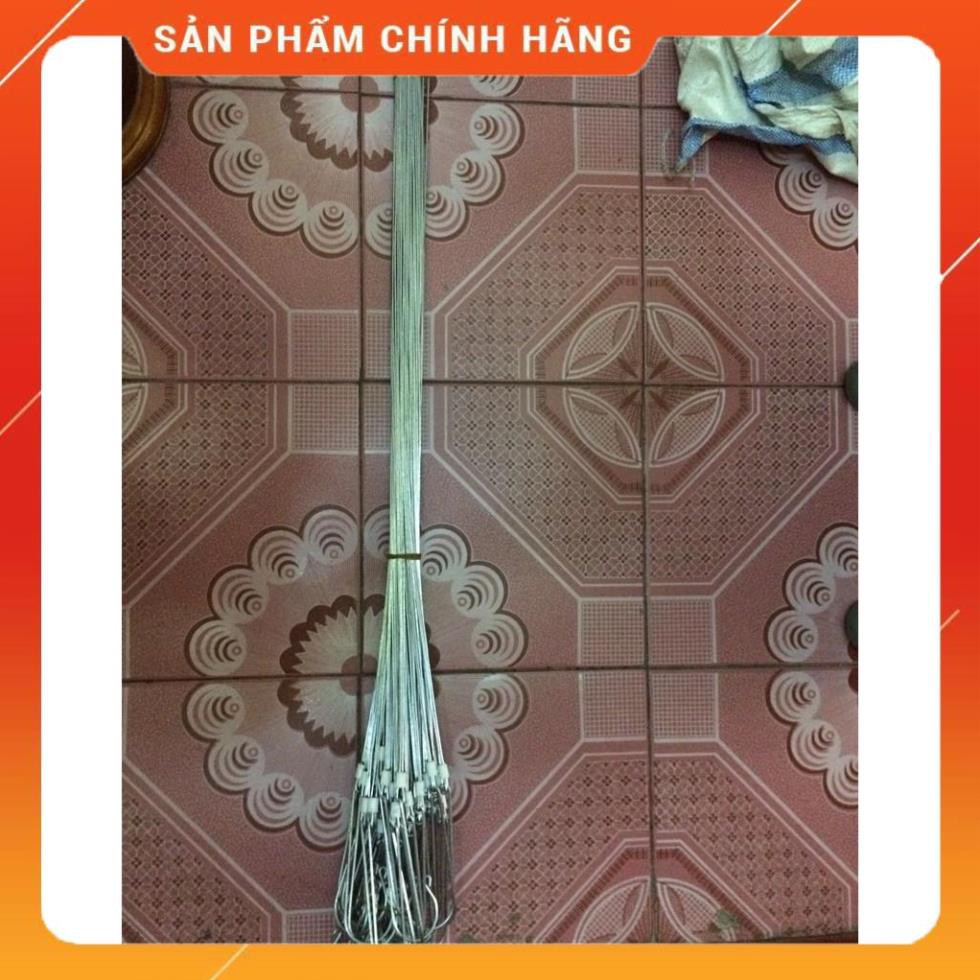 10 móc kẽm treo lan 90cm.