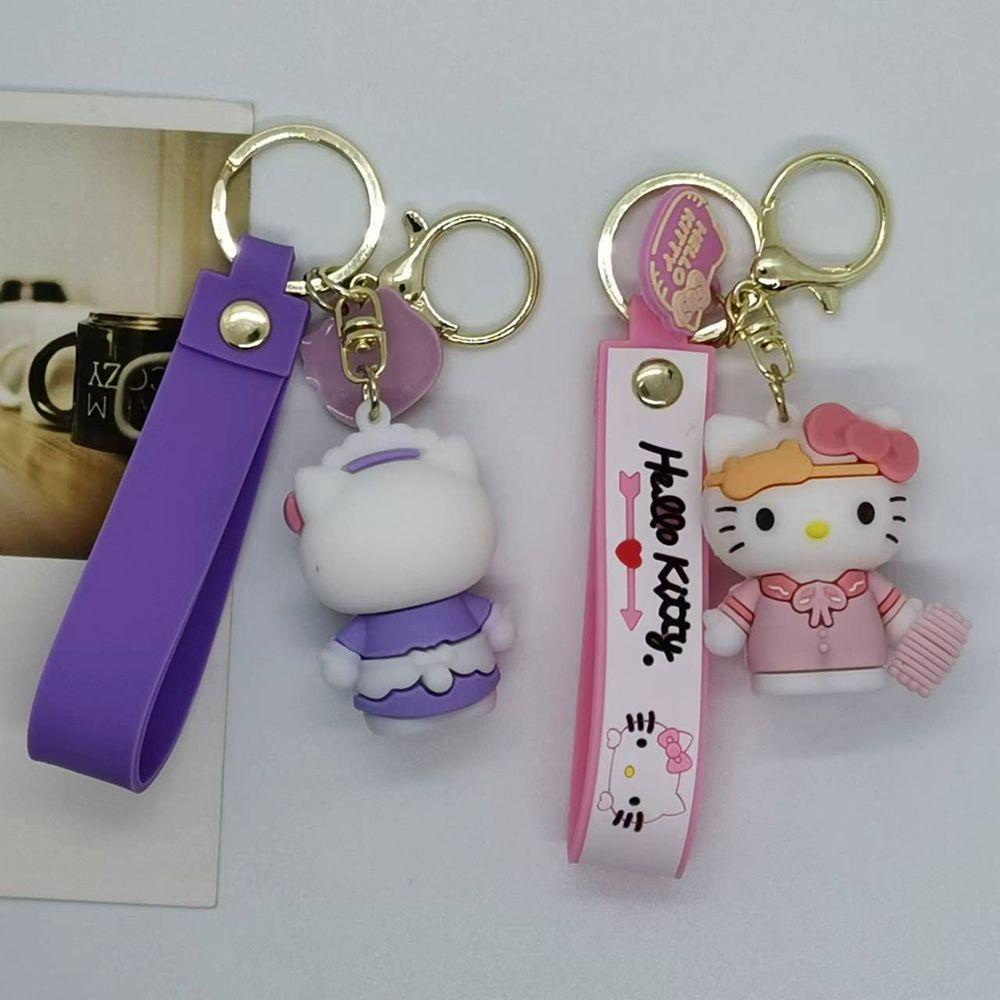LANFY Móc Khóa Hình Mèo Hello Kitty Dễ Thương Thời Trang