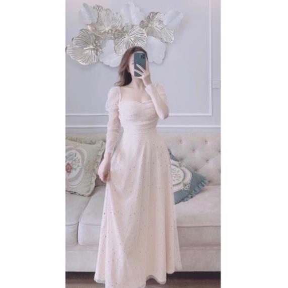 VÁY LƯỚI VOAN ÓNG ÁNH CÚP NGỰC LÓT