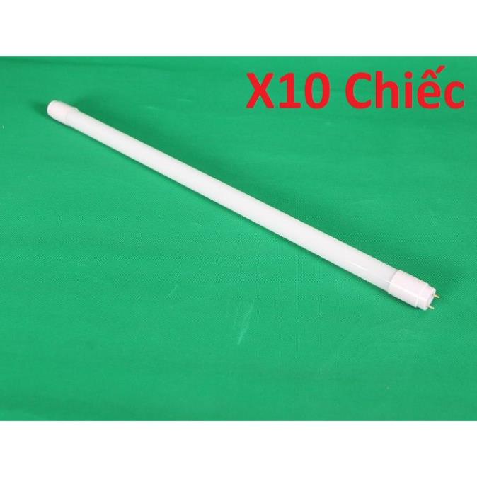 Bộ 10 bóng đèn tuýp Led T8 60cm 9w thủy tinh, bóng đèn tuýp led siêu sáng