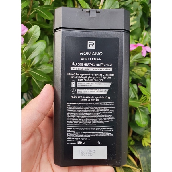 150g/180g - Dầu gội Romano hương nước hoa 5in1
