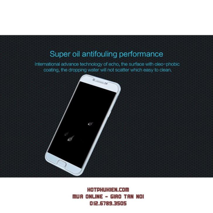 Miếng dán kính cường lực cao cấp cho Samsung Galaxy A8 2016 chính hãng Nillkin độ cứng 9H (Tặng kèm miếng dán mặt lưng)