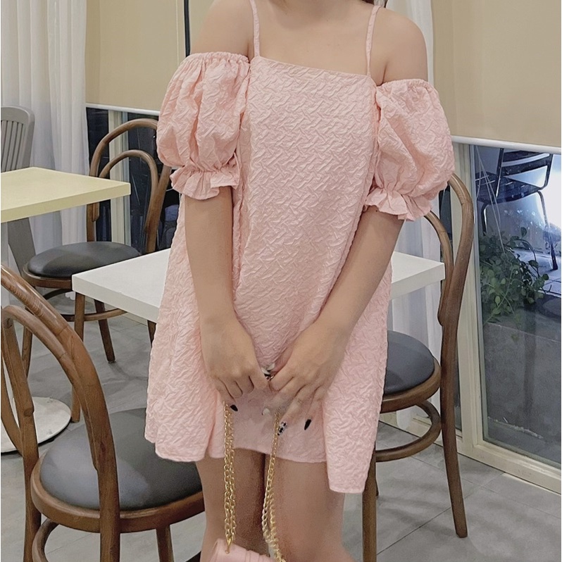 ĐẦM GẤM TAY RỚT 2 DÂY _