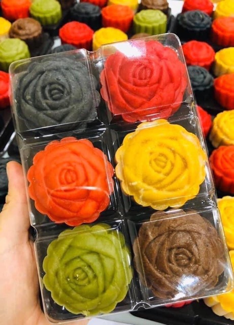 Set 10 hộp nhựa đựng 6 bánh trung thu 25g - 75g (FG332, FG334, FG335)