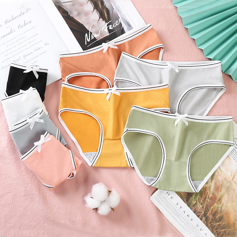 Quần lót lưng trung bình kiểu dáng đơn giản dễ thương cho nữ | BigBuy360 - bigbuy360.vn