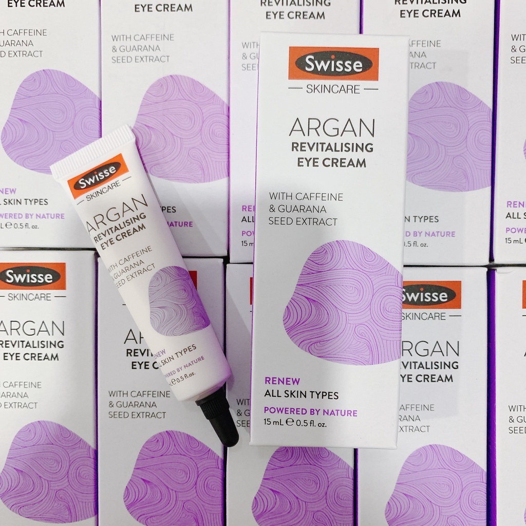 Kem chống lão hóa mắt Swisse Skincare Argan Revitalising Eye Cream 15ml