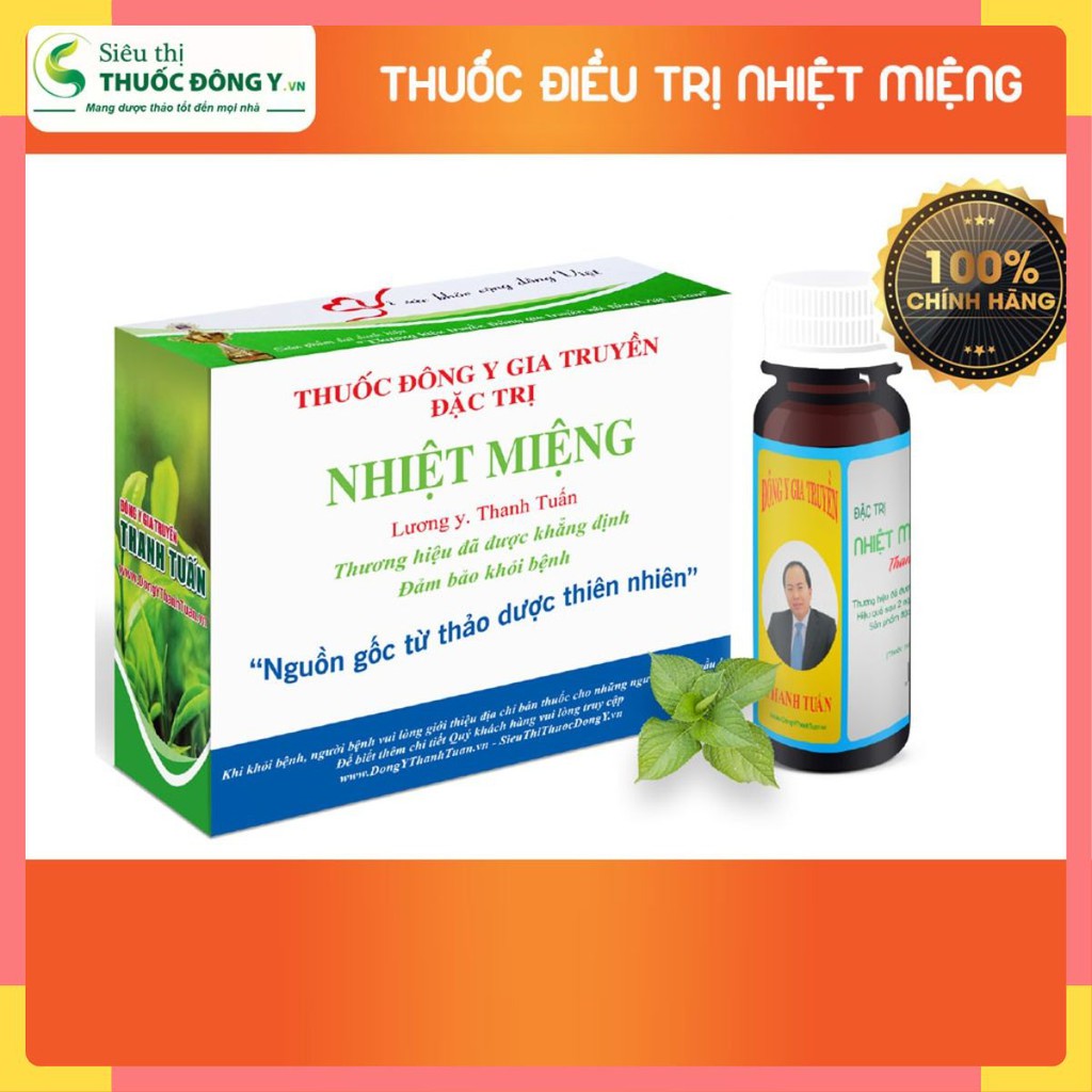 [ Hình thật ] Thuốc chữa nhiệt miệng Thanh Tuấn cao cấp