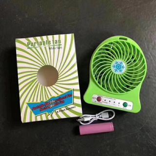 Quạt tích điện mini fan siêu mát