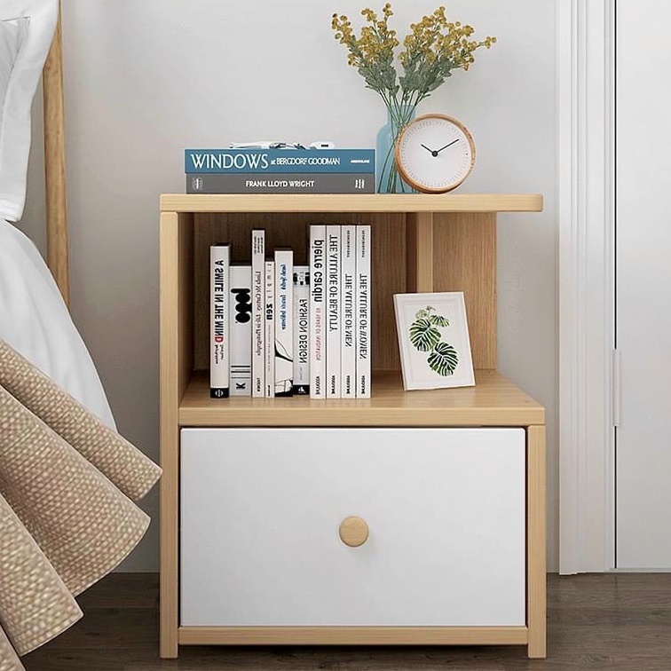 TỦ,KÊ ĐẦU GIƯỜNG 2 NGĂN bằng gỗ MDF cao cấp