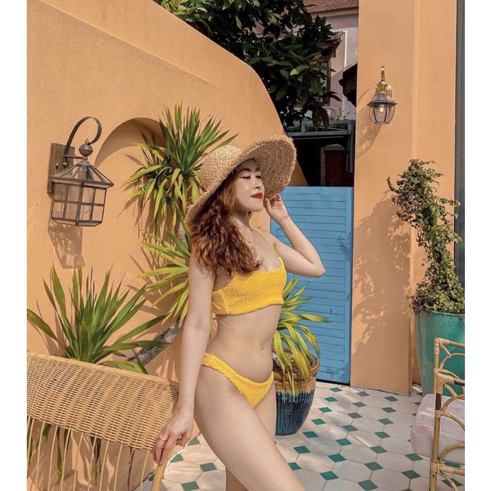 BIKINI CHẤT THUN NHÚN DÀY DẶN TÔN DÁNG KHOẺ KHOẮN 2M003