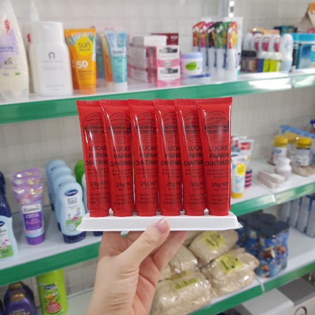  Dưỡng môi [ HÀNG CHÍNH HÃNG ] Lucas, Real Paw Paw 25g xách tay Úc, KEM ĐA NĂNG