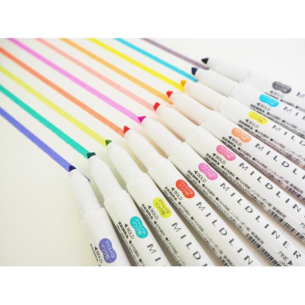 (P1) Mildliner Highlighter - Bút dạ quang chất lượng cao Zebra WKT7, sản phẩm được kiểm tra kỹ trước khi giao hàng