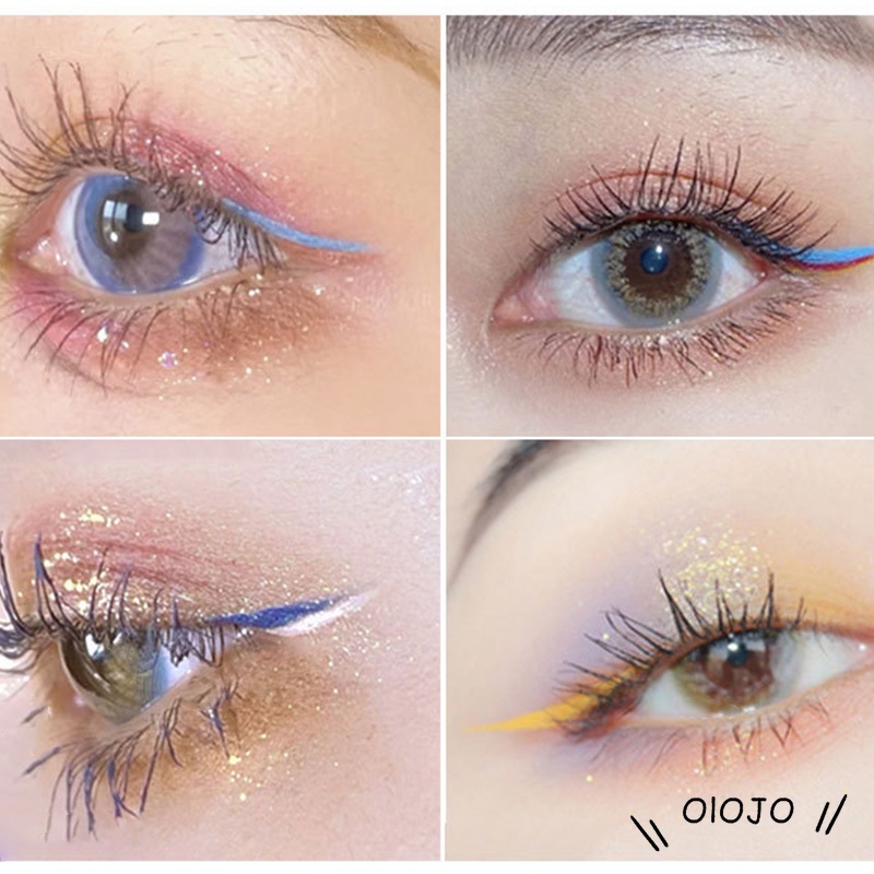 ⚜️Bút Kẻ Mắt Nước 5 Màu Không Trôi Đầu Bút Mảnh Dễ Dùng Chống Nước Lâu Trôi Không Nhoè Minshzee