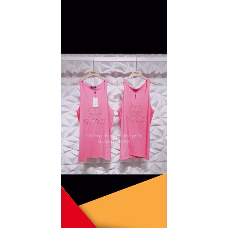 [ Big Sale ] Váy ba lỗ hồng thêu chữ thời trang lamer