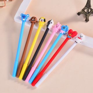 Bán Sỉ Bộ Set Gồm 8 Bút BT21 của BTS Siêu Đẹp Siêu Rẻ Bút Gel Nước