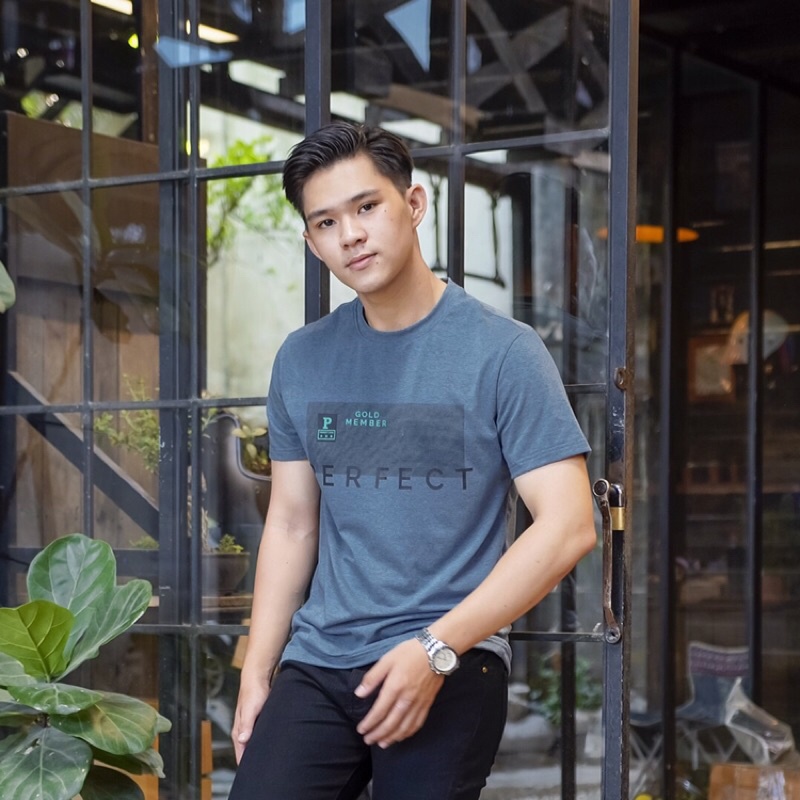 Áo thun nam cổ tròn PERFECT chất cotton mịn đẹp ASTD155