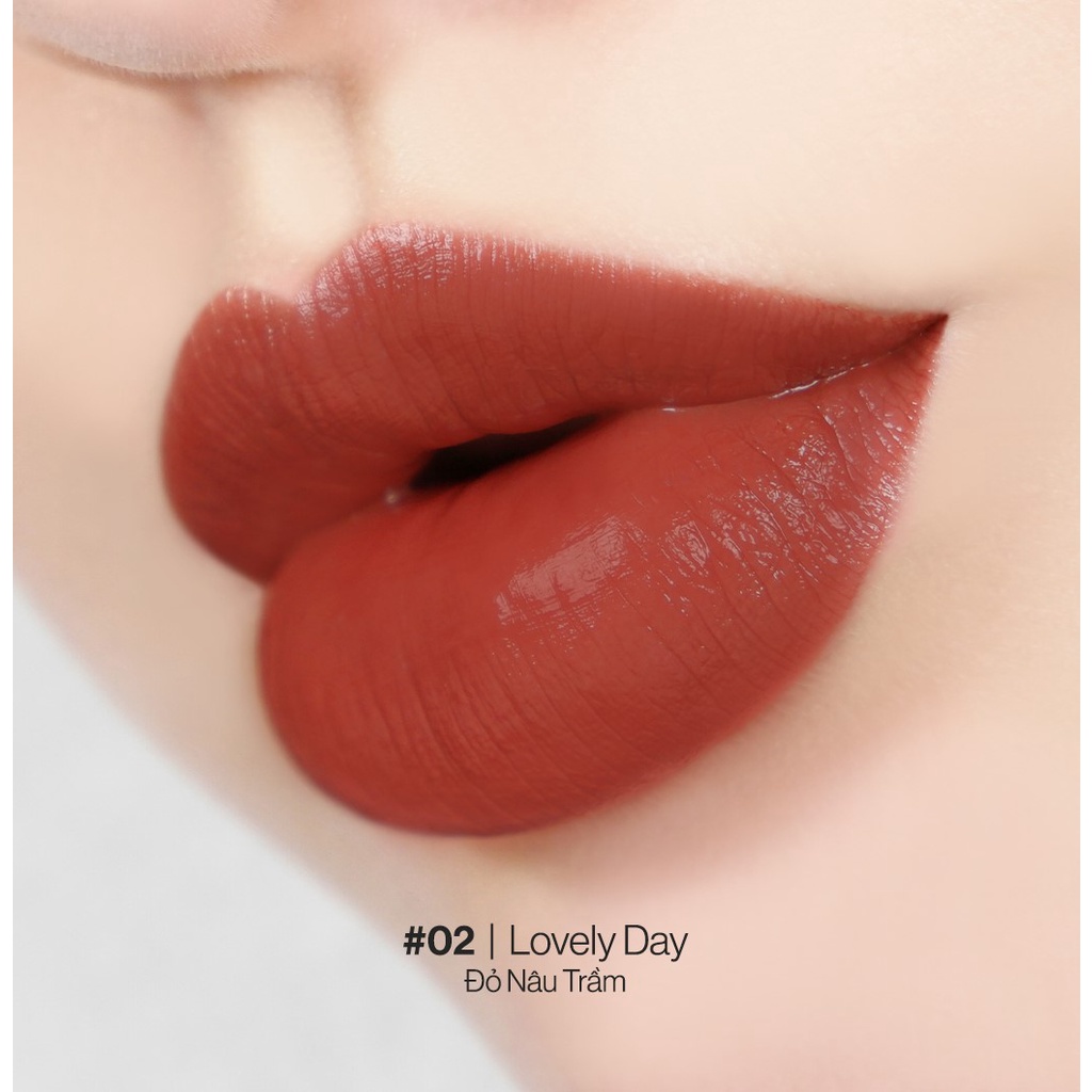 CHÍNH HÃNG: Son Kem Siêu Lì, Lâu Trôi, Mịn Mượt Nhẹ Môi Gilaa Long Wear Lip Cream 5g