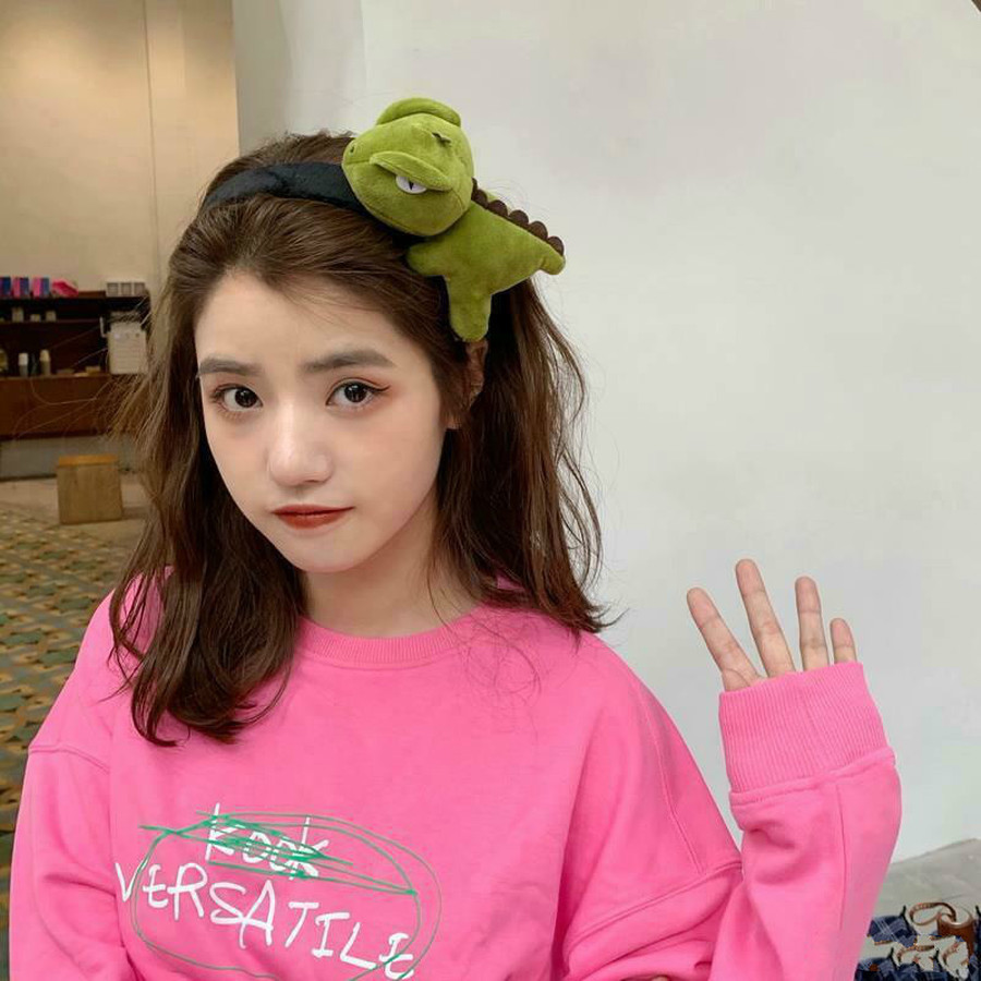 Kẹp tóc gắn hình chú khủng long dễ thương