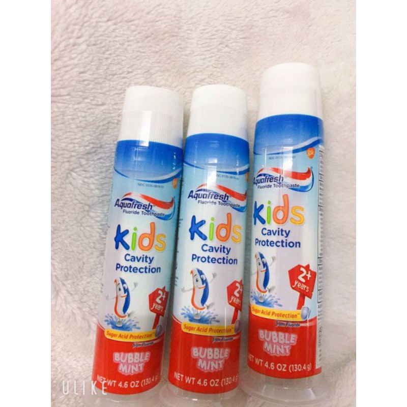 Kem đánh răng cho bé Aquafresh Kids 130,4g Của Mỹ