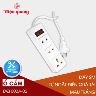 Ổ cắm điện nối dài 3 lỗ 2M/5M có công tắc Điện Quang