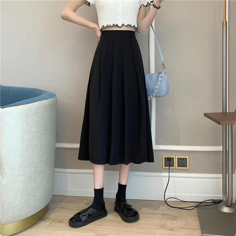 Chân Váy Chữ A Lưng Cao Xếp Ly Xinh Xắn Dành Cho Nữ 2021 đầm xếp váy xếp li chân váy xếp ly váy xếp ly chân váy xếp ly