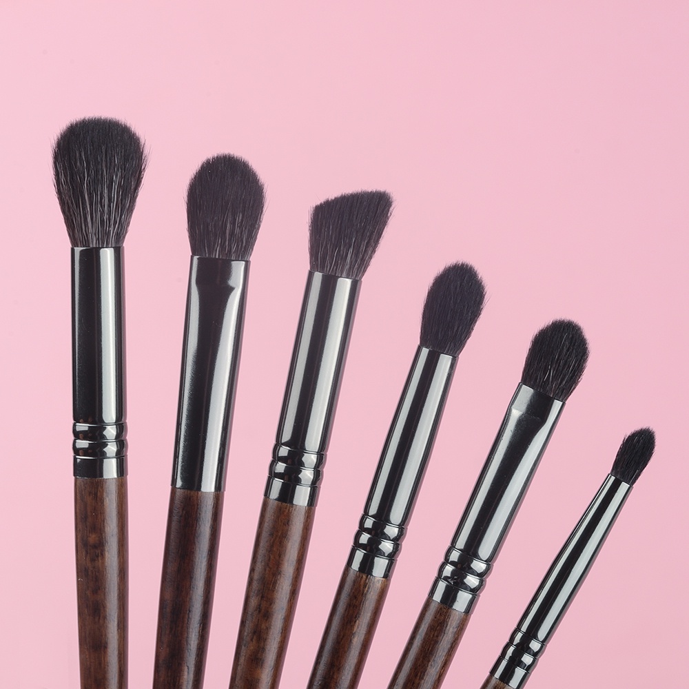 Set 6 cọ trang điểm mắt OVW XQ7810111219 chất liệu lông dê chuyên nghiệp