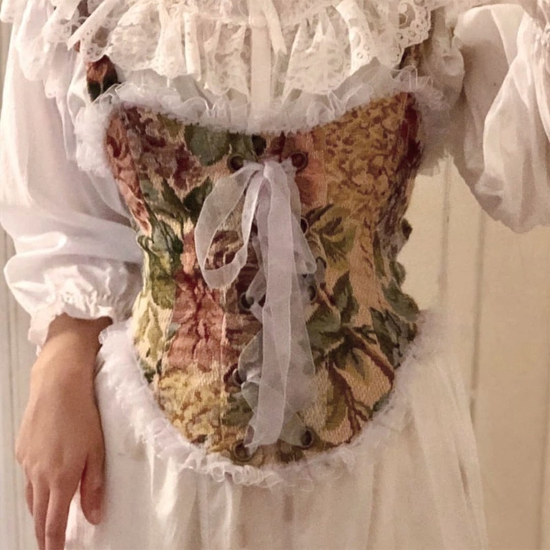 Áo Croptop Sát Nách Ôm Dáng Kiểu Vintage Thời Trang