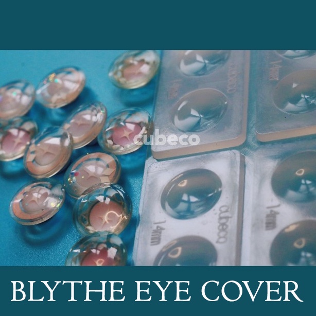 BLYTHE COVER Khuôn silicone cầu mắt búp bê doll Blythe 14 mm đổ resin eye cover