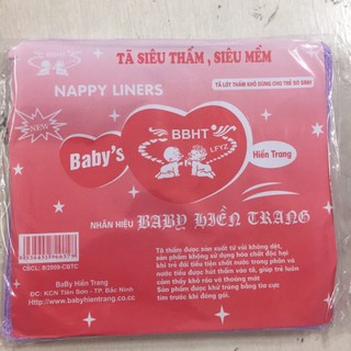 Lót phân xu tím cho bé sơ sinh baby Hiền trang