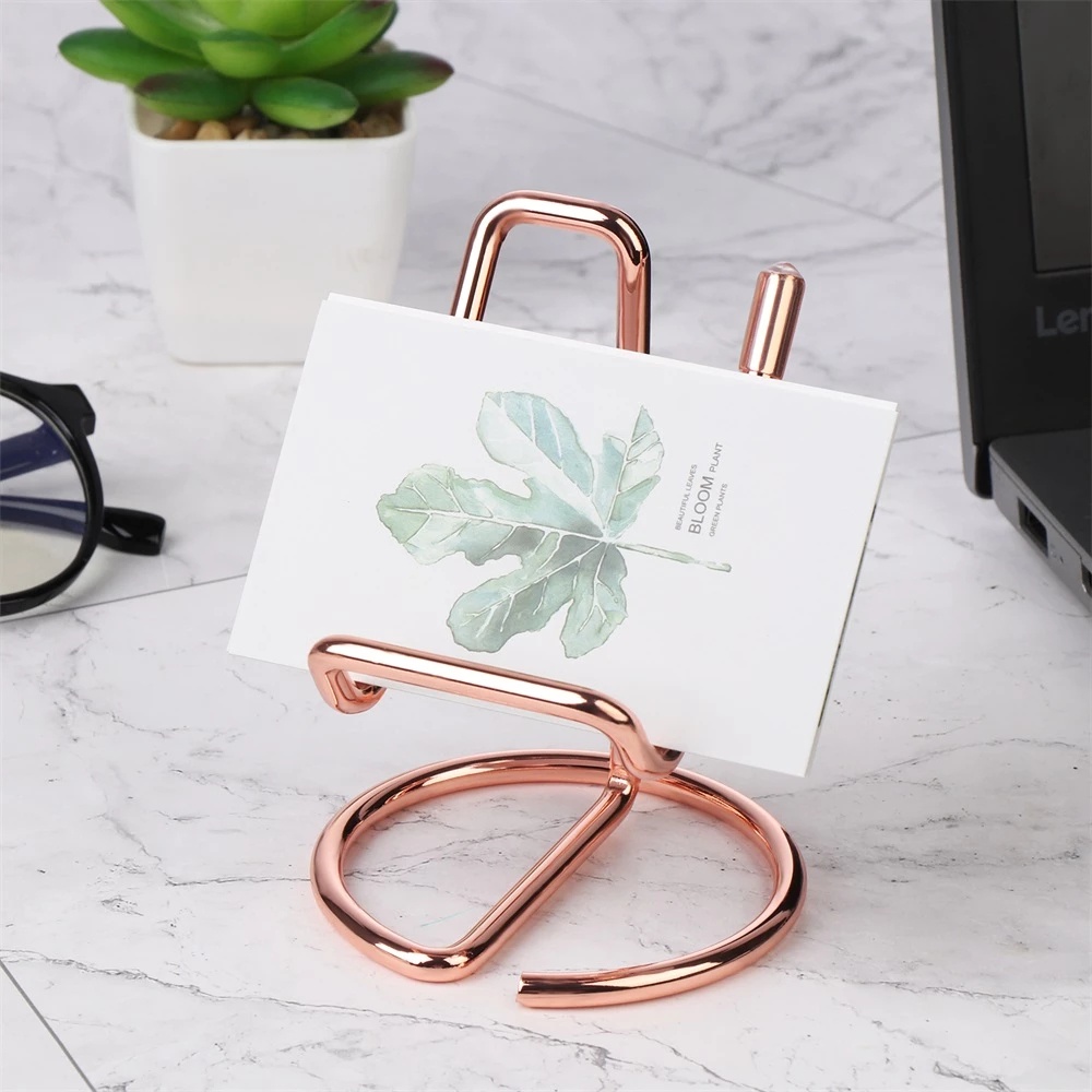 Giá Đỡ Điện Thoại/Máy Tính Bảng Bằng Kim Loại Màu Vàng Hồng Cổ Điển Thông Dụng Cho Văn Phòng/Máy Tính Bảng iPhone &amp; Android