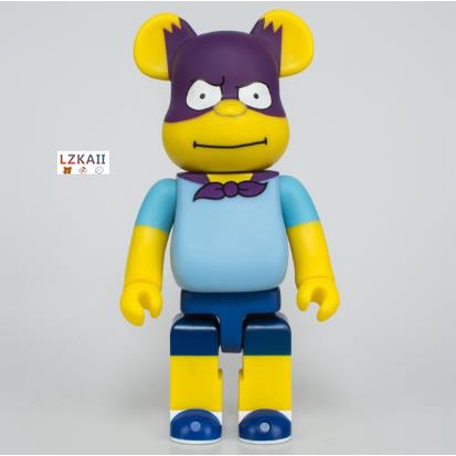 Mô Hình Đồ Chơi Nhân Vật Bearbrick X the Simpson Krusty the Clown & Bartman 400% Lzkail.sg