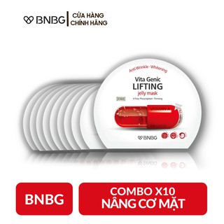 Combo 10 mặt nạ nâng cơ mặt BNBG Vita Genic Lifting Jelly Mask 30mlx10