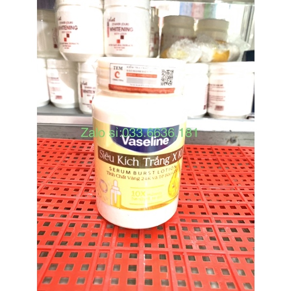 kem kích trắng vaseline - 3c3 - arburine Thái Lan hủ 250g và 500g